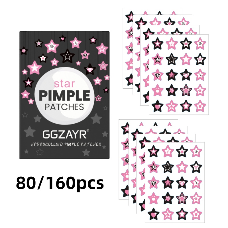 Skincare Gentle - 80/160 stuks Star Acne Patch Set