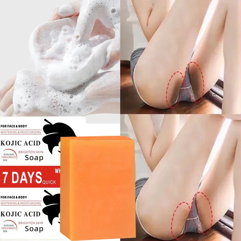 Kojic Acid Soap - Kojiczuur Lichaamsbleekzeep Diepe Huidbleekcrème Verhelderende Lichaamscrub