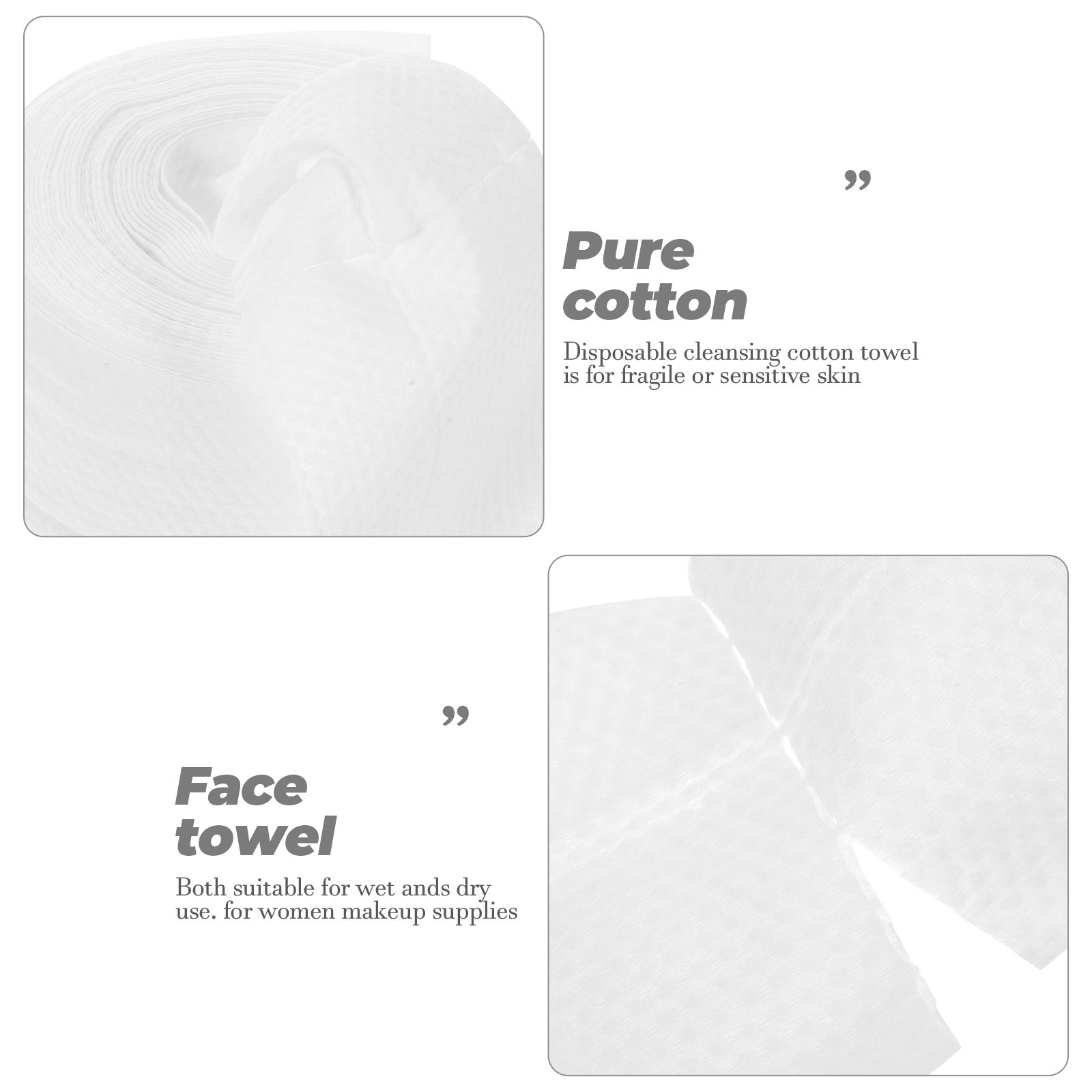 60 stuks katoenen gezichtsrein - Skincare Gentle recensie en prijs