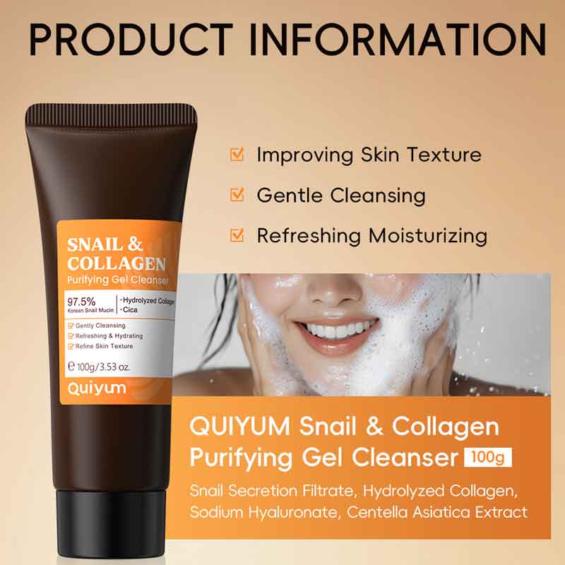 Snail Collagen Gezichtsreinige - Snail Cream Gel recensie en prijs