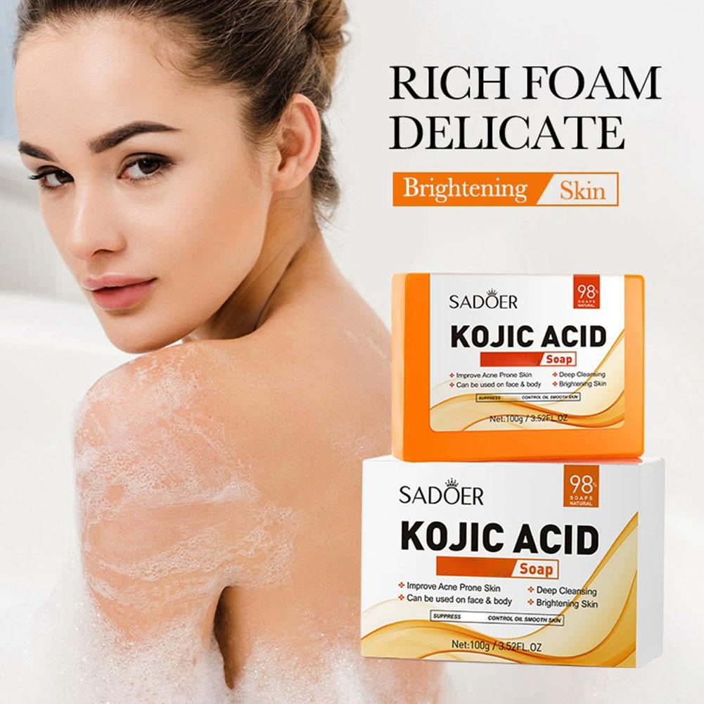 100g Kojiczuur Zeep Voor Gezic - Kojic Acid Soap recensie en prijs