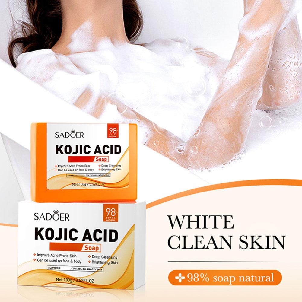 100g Kojiczuur Zeep Voor Gezic - Kojic Acid Soap recensie en prijs