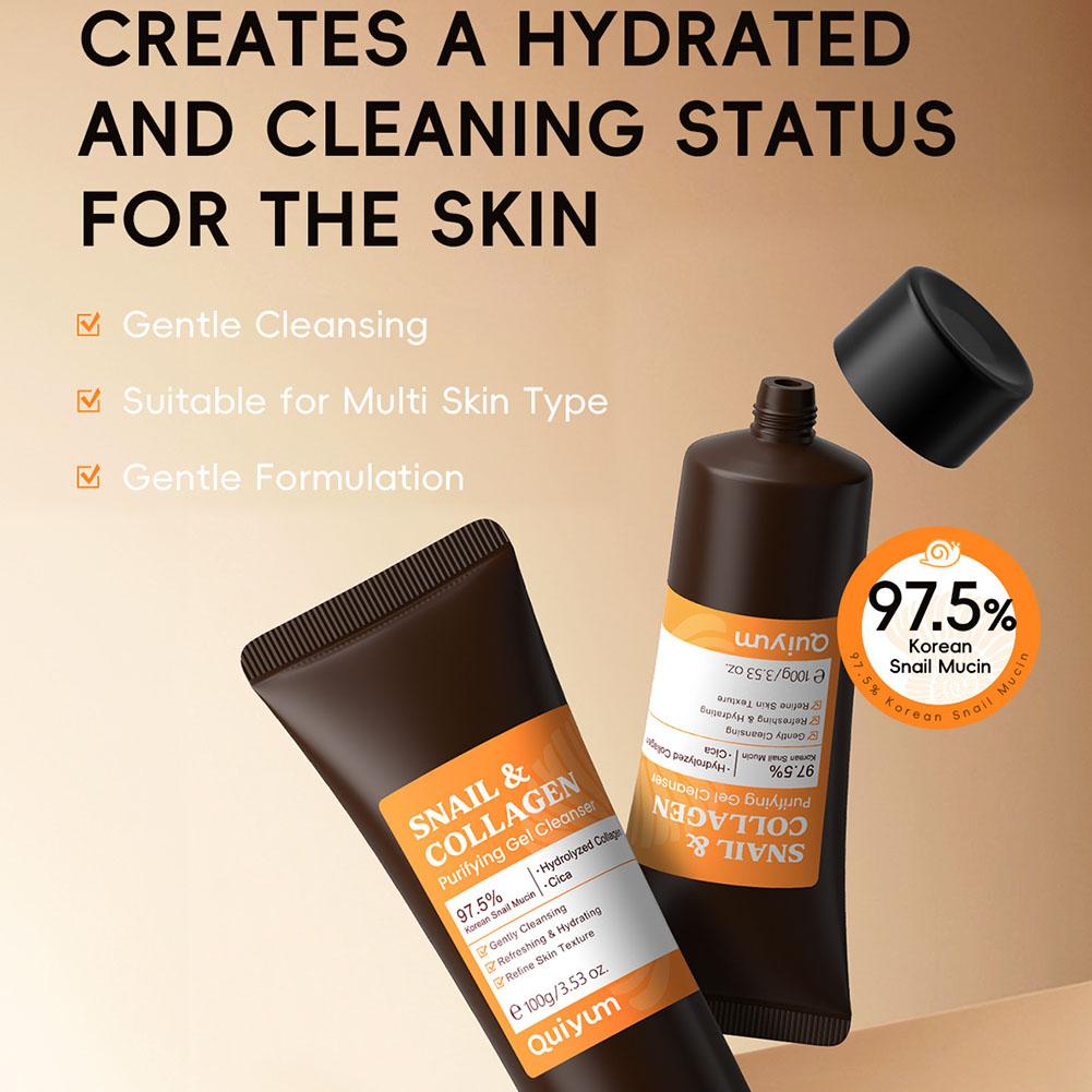 Quiyum Snail & Collagen gezich - Snail Cream Gel recensie en prijs