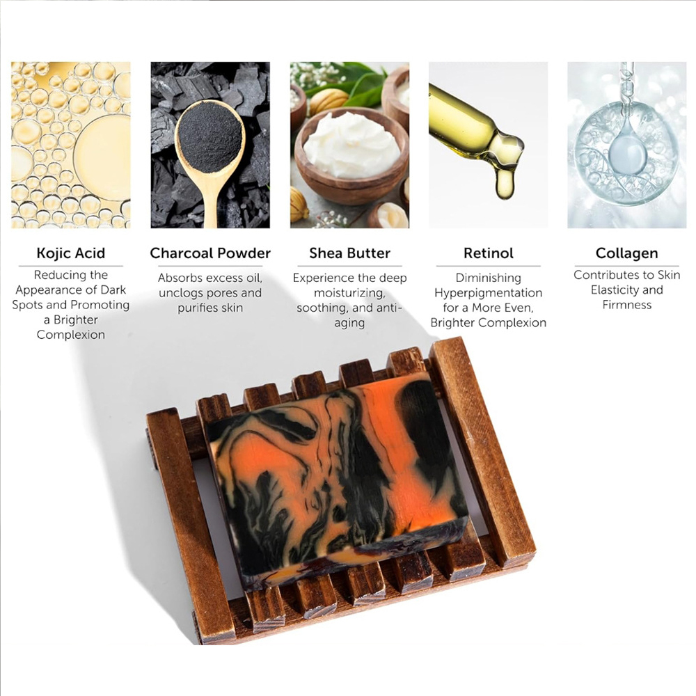 1/2/4/6 Stuks Bamboe Houtskool - Kojic Acid Soap recensie en prijs