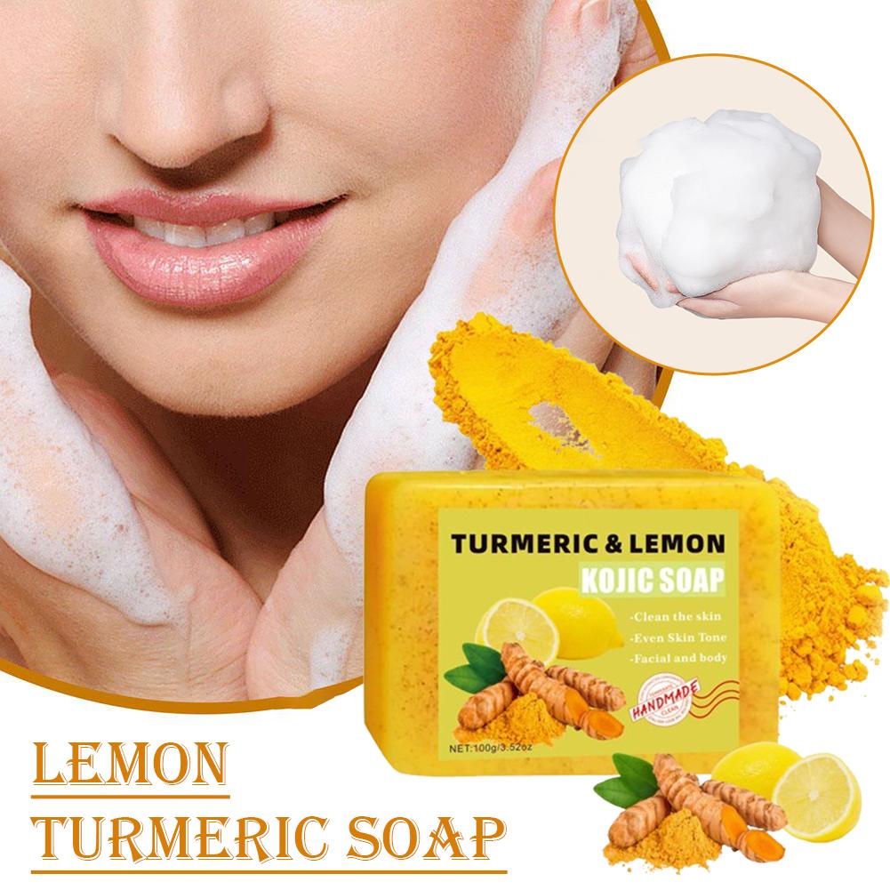1/2 Stuks Citroen Kurkuma Koji - Kojic Acid Soap recensie en prijs