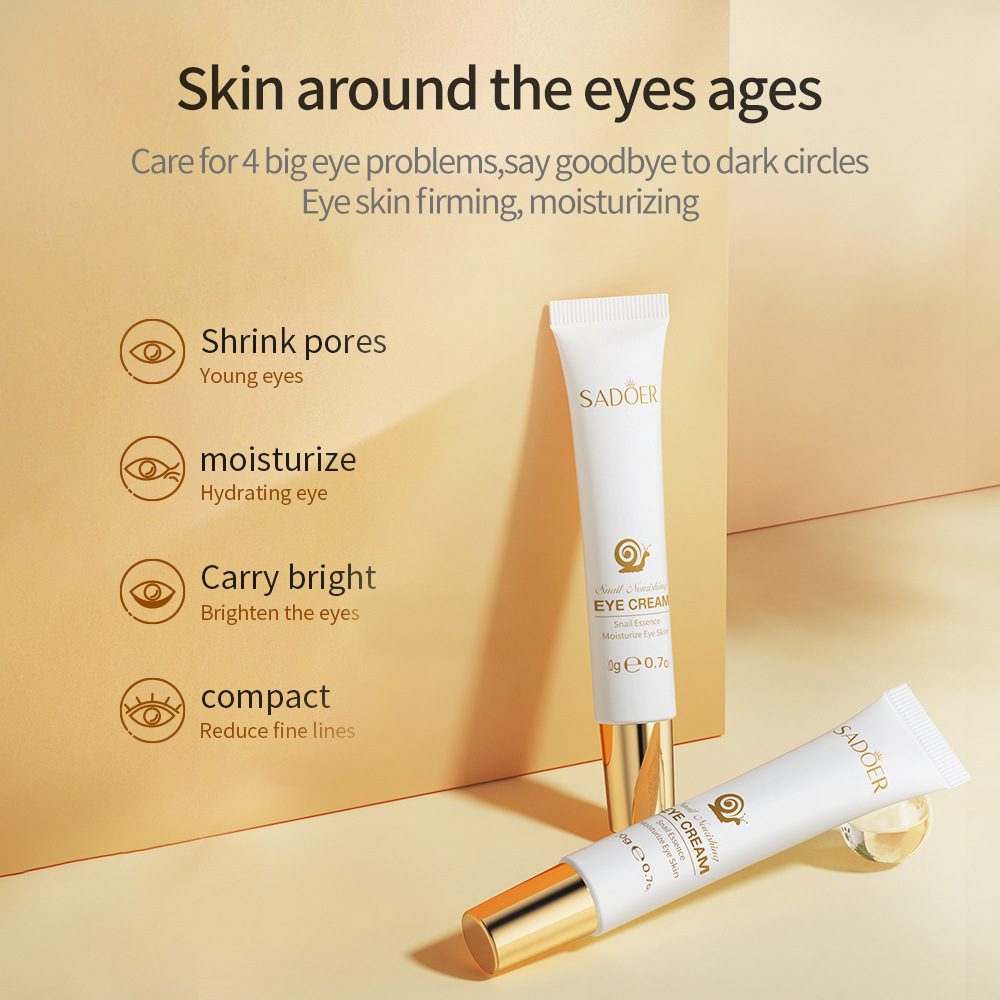 SADOER Slak Oogcrème Anti Rimp - Snail Cream Gel recensie en prijs