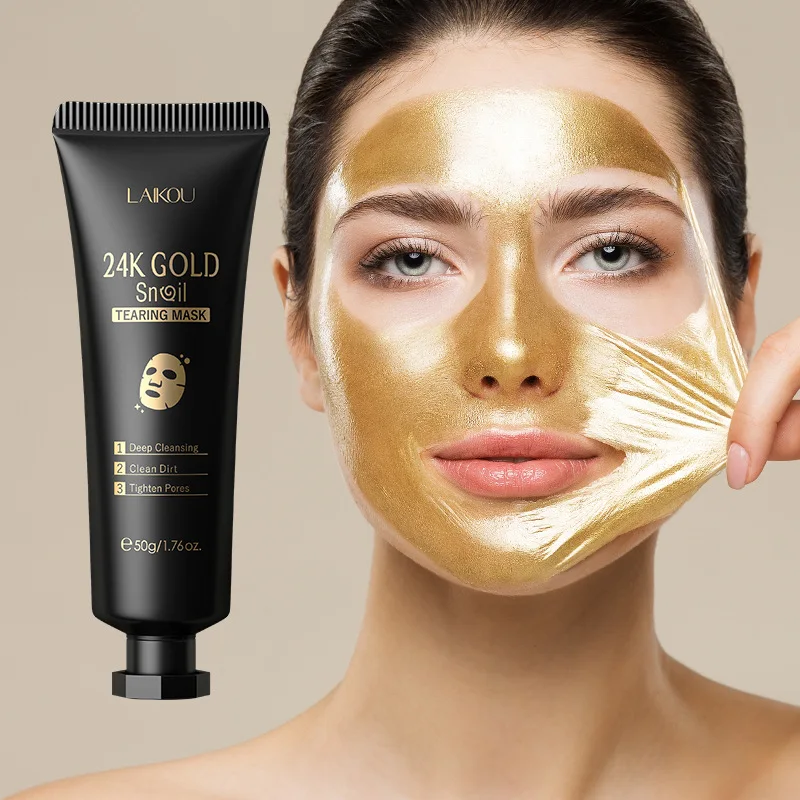 LAIKOU 24K Gold Sakura Peeling - Snail Cream Gel recensie en prijs