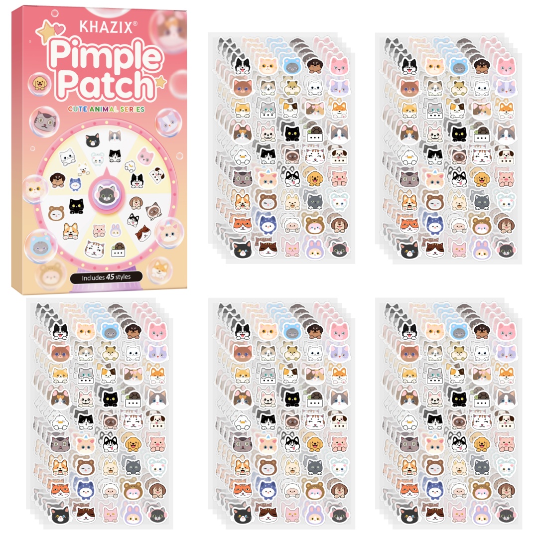 45 stuks cartoon acne patch, s - Skincare Gentle recensie en prijs