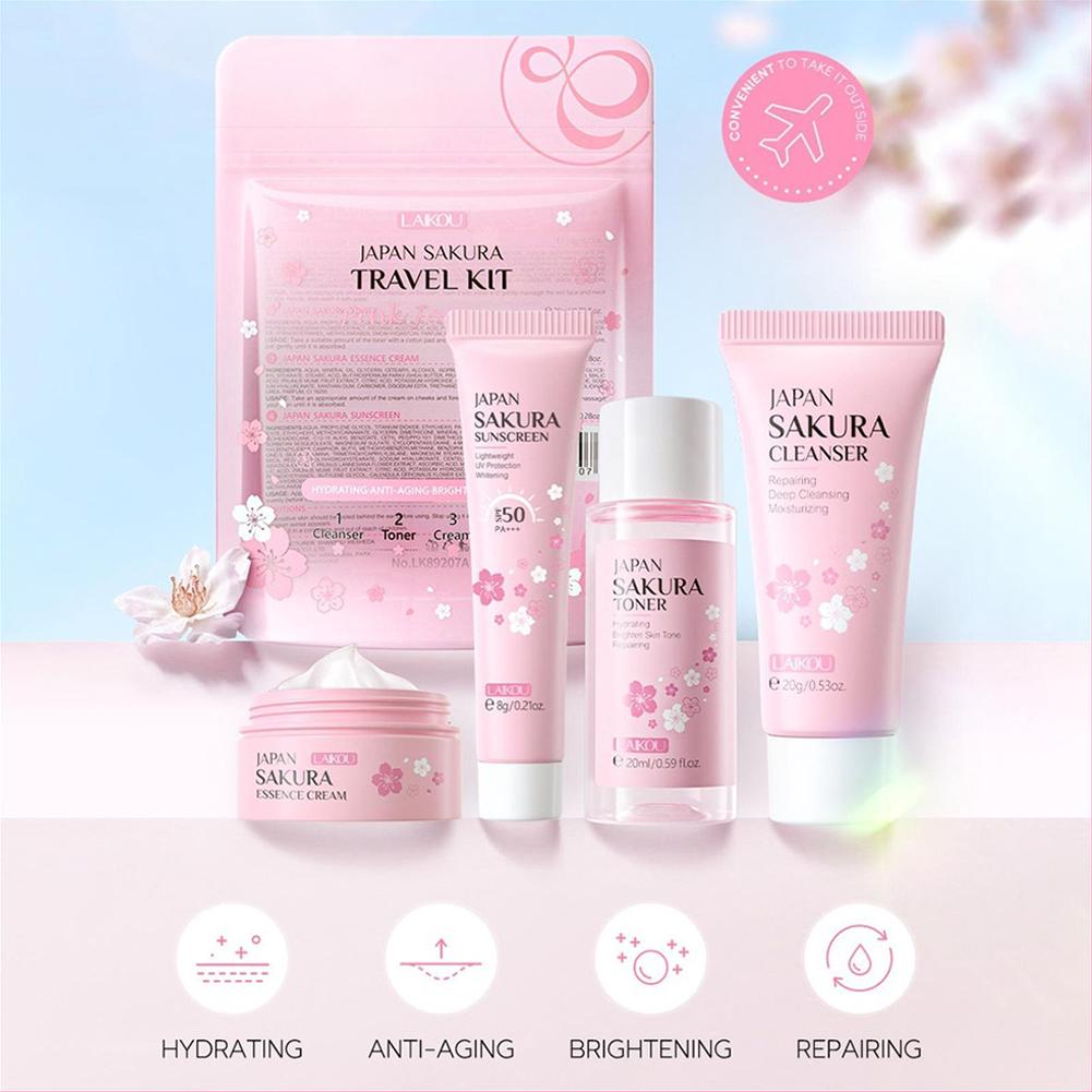 Sakura Huidverzorging Set gezi - Skincare Gentle recensie en prijs