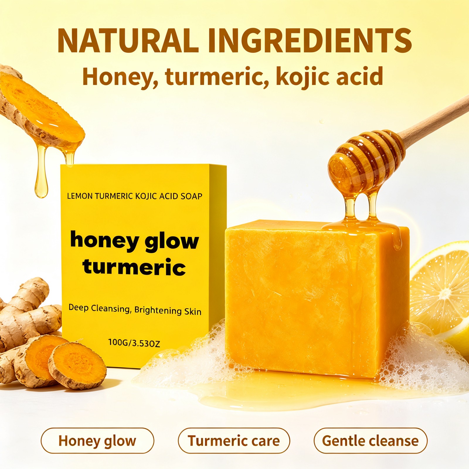 Kurkuma Kojic Acid Zeep Reep Z - Kojic Acid Soap recensie en prijs